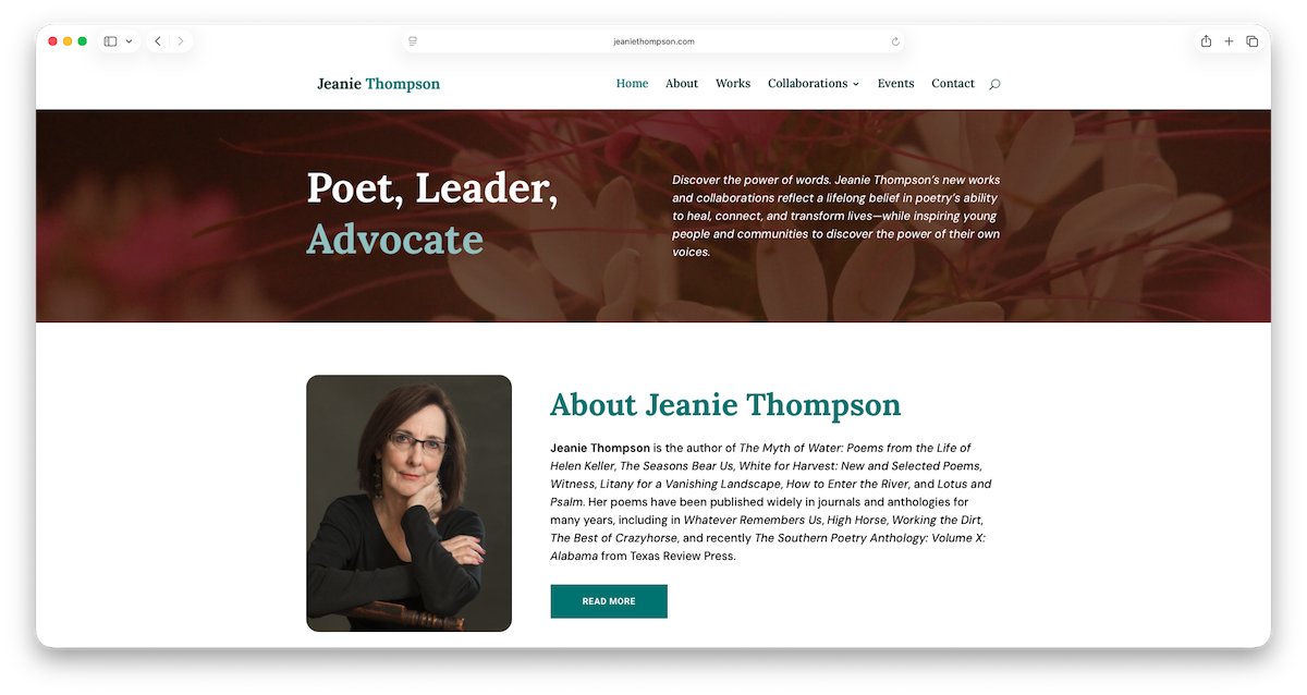 homepage of the mobile county ems website