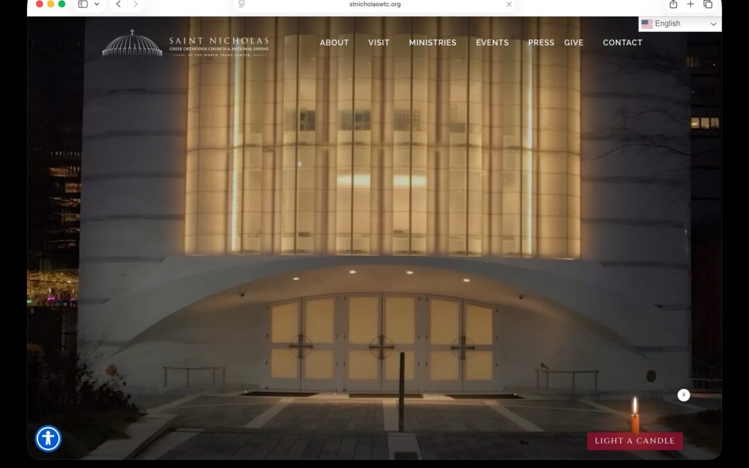 Content Fresh Launches New Website for Saint Nicholas National Shrine at the World Trade Center